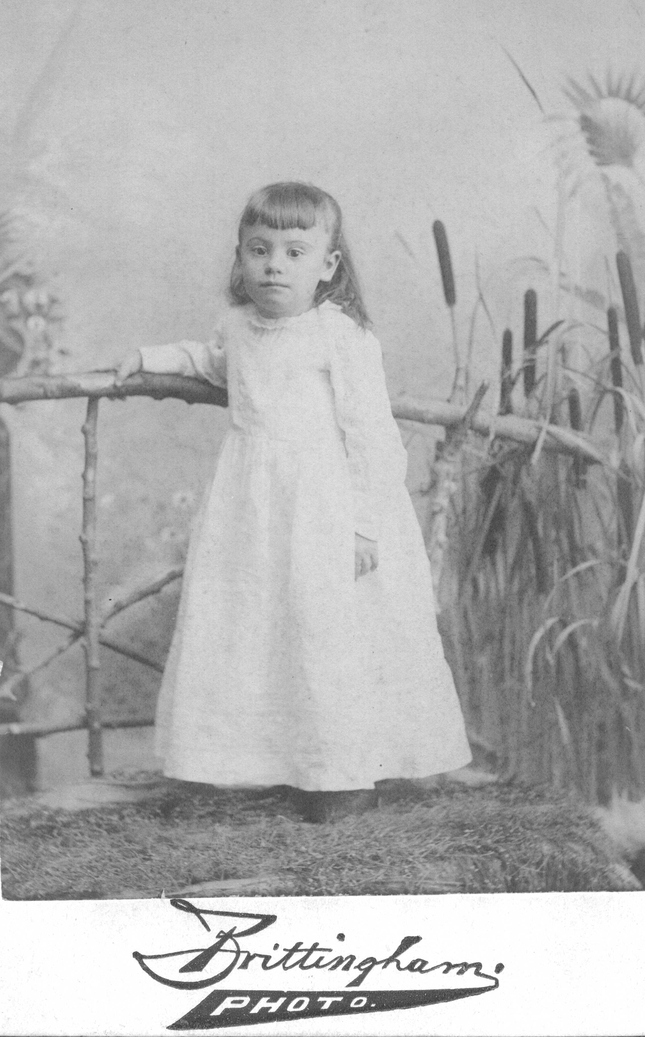 Mary Ann Rupp taken 1889, she was 8 years old.